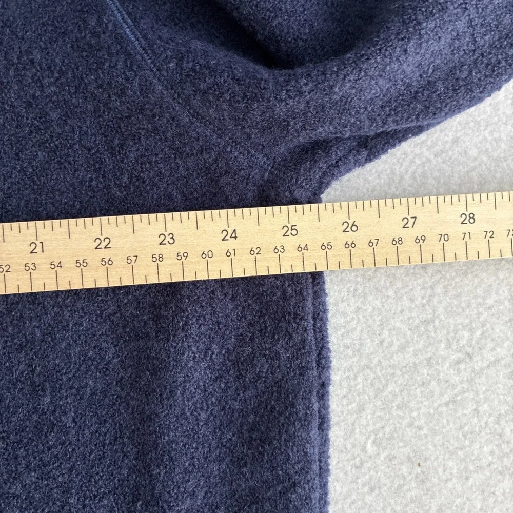 Peter Millar Mens Navy Merino Wool Blend Raglan Sweater 2XL XXL Preppy Yak